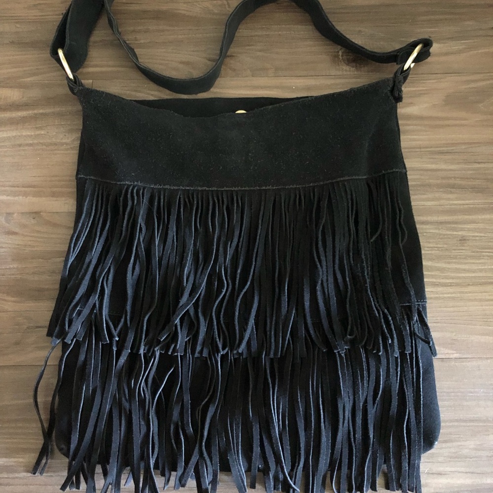 Steve Madden suede crossbody bag